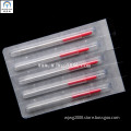 Acupuncture Needle With Plastic Handle Without Flat-Red(AT-3B)